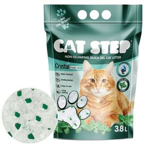 Cat Step Silikagélová podstielka pre mačky Crystal Fresh Mint 1, 67 kg, 3, 8 l vyobraziť