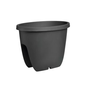 Gardenico Balkónový kvetináč na zábradlie Balconia OVI antracit, pr. 30 cm vyobraziť