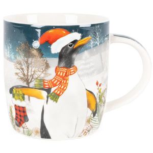 Porcelánový hrnček Xmas Penquin, 370 ml vyobraziť