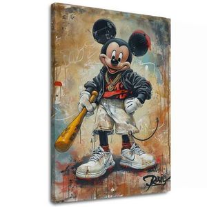 Obraz Street Mickey na plátne | Akrylové detaily vyobraziť