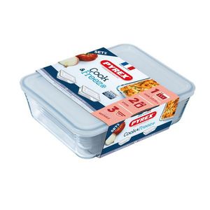 Pyrex PYREXOVÁ SÚPRAVA 2KS 1, 5L+ 2, 6L, SKLO vyobraziť