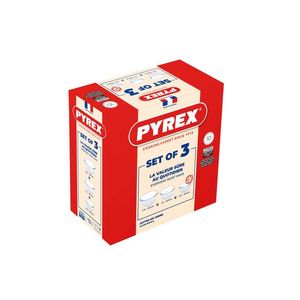 Pyrex SADA PYREXOVÝCH MISIEK 3KS, 0, 7L+1, 1L+2, 3L, SKLO vyobraziť