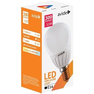 AVIDE LED GLOBE MINI G40 E14 DW 4000-4500K 300L ZIAROVKA 1KS vyobraziť