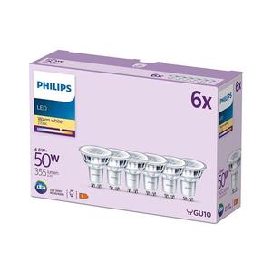 Philips LED GU10 4, 6W 355lm 827 číra 36° 6 ks vyobraziť