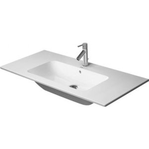 DURAVIT - ME by Starck Umývadlo nábytkové, 103x49 cm, s prepadom, s otvorom na batériu, biela 2336100000 vyobraziť