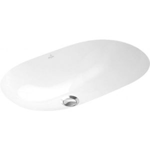 VILLEROY & BOCH - O.novo Vstavané umývadlo, 53x32 cm, s prepadom, Ceramicplus, biela 416250R1 vyobraziť