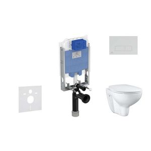 IDEAL STANDARD - ProSys Set predstenovej inštalácie, klozetu a sedadla Bau Ceramic, tlačidla Oleas M2, Rimless, SoftClose, chróm mat ProSys80M SP134 vyobraziť