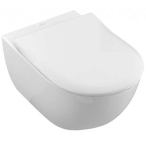 VILLEROY & BOCH - Subway 2.0 Závesné WC s doskou SoftClosing, DirectFlush, CeramicPlus, alpská biela 5614R2R1 vyobraziť