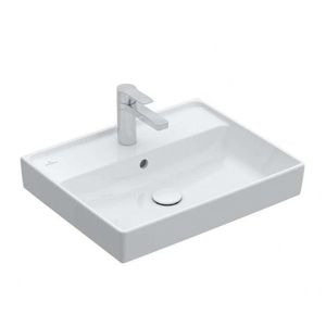 VILLEROY & BOCH - Collaro Umývadlo 60x47 cm, s prepadom, otvor na batériu, CeramicPlus, alpská biela 4A3360R1 vyobraziť