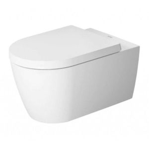 DURAVIT - ME by Starck Závesné WC, Rimless, s WonderGliss, biela/matná biela 25290926001 vyobraziť