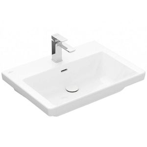 VILLEROY & BOCH - Subway 3.0 Umývadlo, 65x47 cm, s prepadom, otvor na batériu, CeramicPlus, alpská biela 4A7065R1 vyobraziť