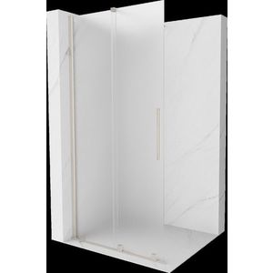 MEXEN/S - Velar Sprchová zástena posuvná Walk-in 90 x 200 cm, dekor 8 mm, nikel kartáčovaný 871-090-000-33-97 vyobraziť