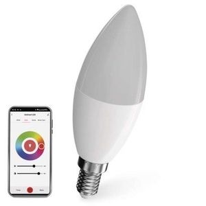 Chytrá LED žárovka GoSmart E14 4, 8W 230V Wi-Fi RGB stmívatelná vyobraziť