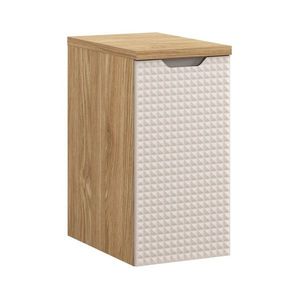 Závěsná koupelnová skříňka Luxor Beige s deskou 81-30-1D béžová/dub olejovaný vyobraziť