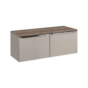 Závěsná skříňka pod umyvadlo SantaFe s deskou 120 cm taupe/dub santa fe vintage vyobraziť