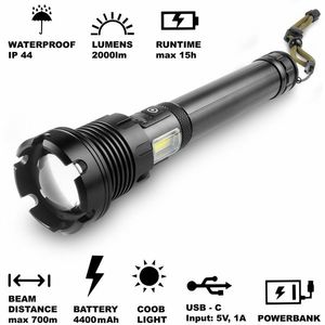 Retlux RLP 401 Taktické ručné nabíjacie LED svietidlo, dosvit 800 m, výdrž 15 hodín vyobraziť