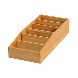 Kesper 70822 Univerzálny organizér bambus 6 priehradiek, 15 x 7 x 35 cm vyobraziť