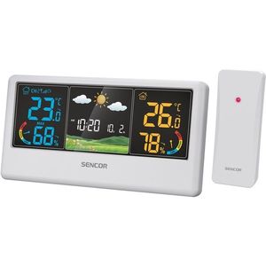 Sencor SWS 4100 W meteostanica, biela vyobraziť