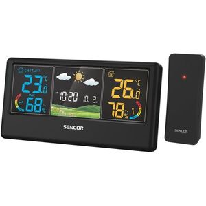 Sencor SWS 4100 B meteostanica, čierna vyobraziť