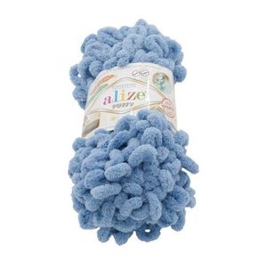 Bellatex Priadza PUFFY modrosivá, 100 g / 9 m vyobraziť