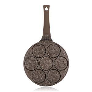 Banquet Panvica na lievance s nepriľnavým povrchom Granite Brown Smile, 26 cm vyobraziť