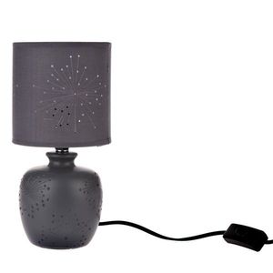 Keramická stolná lampa Galaxy, tm. sivá, 13 x 26, 5 x 13 cm vyobraziť