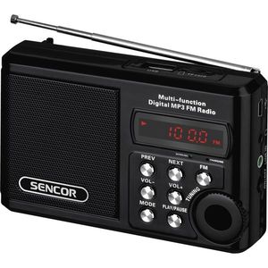 Rádio Sencor SRD 215 B s USB/MP3, čierne vyobraziť