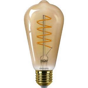 Philips LED filament žiarovka E27 ST64 4W (25W) 1800K stmievateľná, jantárová vyobraziť