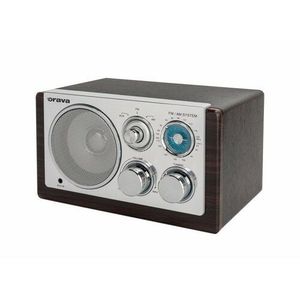 Orava RR-19 B retro rádio, hnedá vyobraziť