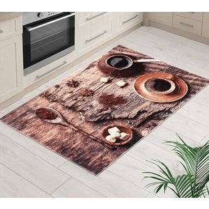 Bellatex Kusový koberec Káva 3D, 80 x 120 cm vyobraziť