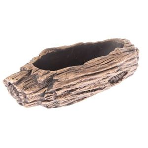 Betónový obal na kvetináč Brown bark, 20 x 6 x 10, 5 cm vyobraziť