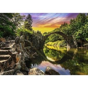 Trefl Puzzle Premium Plus Photo Odyssey: Most v Kromlau, 1000 dielikov vyobraziť