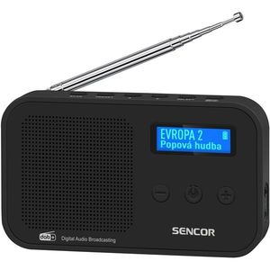 Digitálne rádio Sencor SRD 7200 B DAB+/FM, čierne vyobraziť