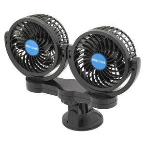 Ventilátor MITCHELL DUO - 12 V, na prísavku vyobraziť