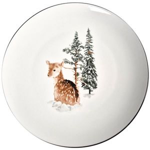 Porcelánový plytký tanier Winter Fawn, 27 x 2, 6 cm vyobraziť