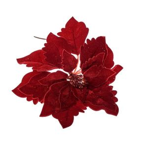 Veľký kvet Poinsettie, 23 x 19 x 23 cm vyobraziť