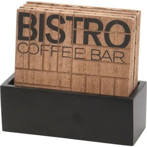 Súprava podtácok Bistro, 4 ks, 11, 5 x 10 x 4, 5 cm vyobraziť