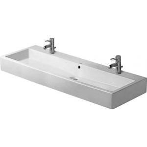 DURAVIT - Vero Dvojumývadlo, 120x47 cm, s 2 otvormi na batérie, alpská biela 0454120024 vyobraziť