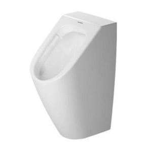 DURAVIT - ME by Starck Pisoár, zadný prívod vody, Rimless, s WonderGliss, biela 28093000001 vyobraziť