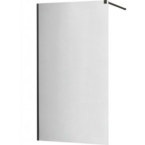 MEXEN/S - KIOTO Sprchová zástena WALK-IN 90x200 cm 8 mm, čierna, zrkadlové sklo 800-090-101-70-50 vyobraziť