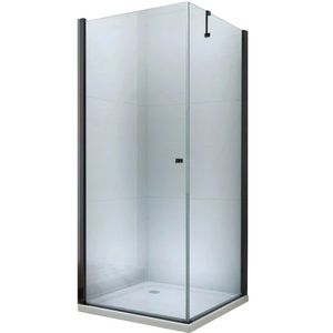 MEXEN/S - PRETORIA sprchovací kút 90x90, transparent, čierna 852-090-090-70-00 vyobraziť