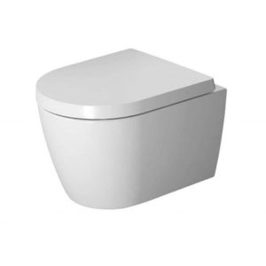 DURAVIT - ME by Starck Závesné WC Compact, Rimless, s WonderGliss, biela/matná biela 25300926001 vyobraziť