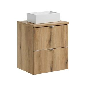 Závěsná skříňka Nova Oak Gaja I s deskou a umyvadlem 50 cm dub coast evoke vyobraziť