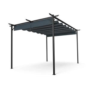 Blumfeldt Pantheon Robust Pergola, 3x4 m práškovo lakovaná oceľ odolná voči poveternostným vplyvom vyobraziť