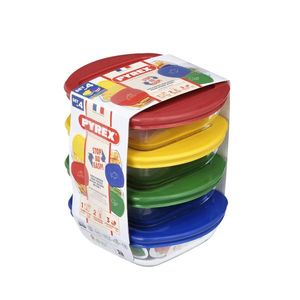 Pyrex SADA ŠTVORCOVÝCH PYREXOVÝCH POHÁROV 4KS, 0, 3L, SKLO vyobraziť