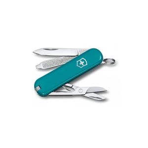 Victorinox Victorinox - Multifunkčný vreckový nôž CLASSIC SD 5, 8 cm/7 funkcií tyrkysová vyobraziť