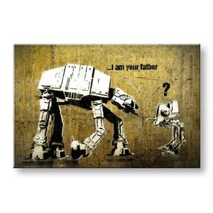 Obraz na plátne Street ART – Banksy Zľava 60 % 20x30 cm vyobraziť