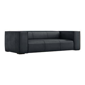 Tmavomodrá kožená pohovka 227 cm Madame – Windsor & Co Sofas vyobraziť