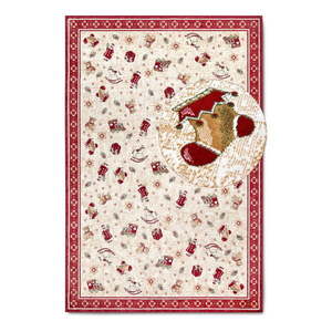 Červený koberec s vianočným motívom s prímesou bavlny 160x230 cm Toy's Delight Red Christmas – Villeroy&Boch vyobraziť