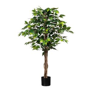 Umelá rastlina Ficus Benjamin, 130 cm, zelená vyobraziť